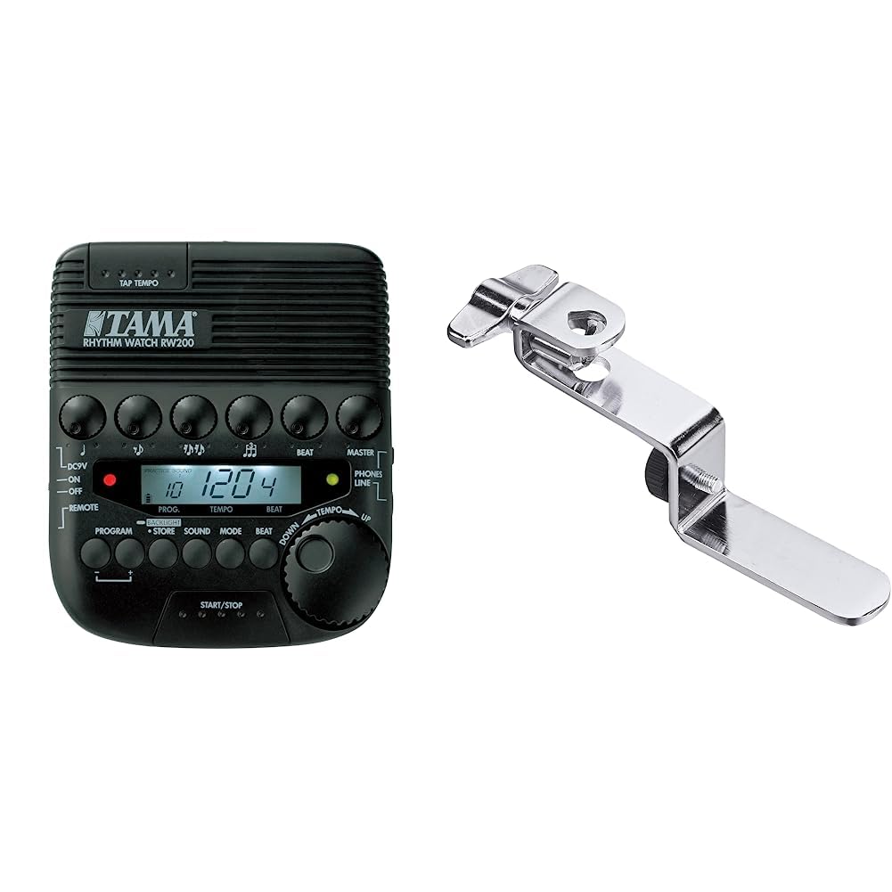 TAMA TAMATama RW200 Metronomo, nero & RWH10 Supporto per BatteriaTAMA