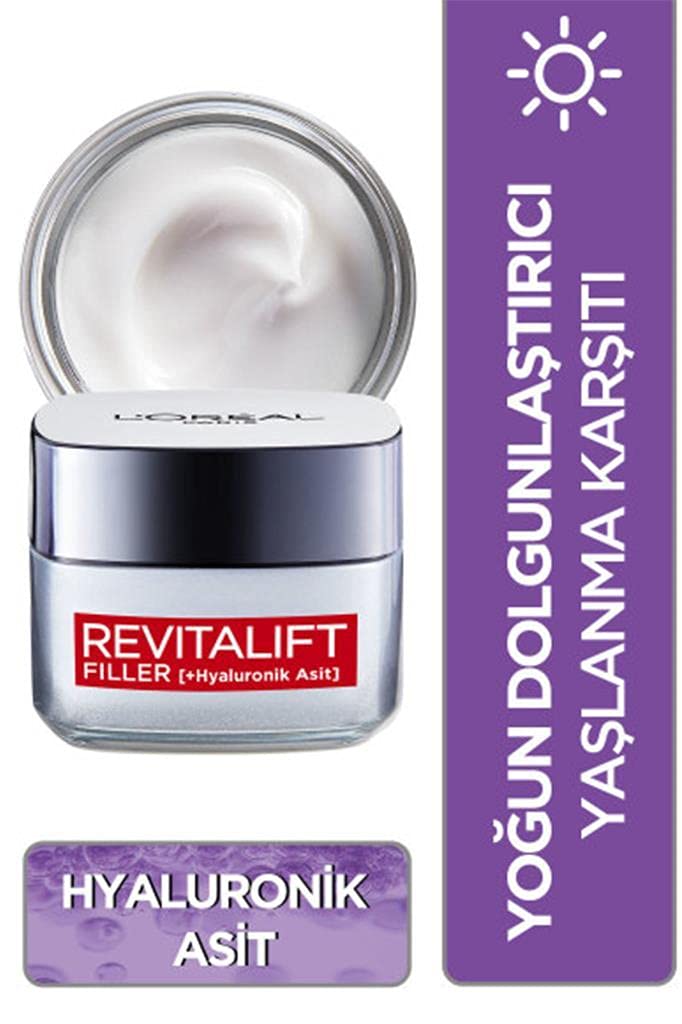 L'Oreal Paris Revitalift Filler Yoğun Dolgunlaştırıcı Yaşlanma Karşıtı Gündüz Kremi