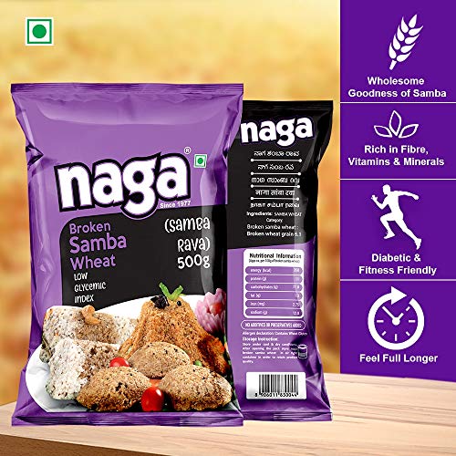 Image of Naga Sooji Samba Rava (Broken Wheat) Special,500 Gram