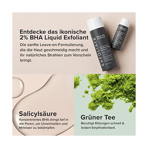 Paula's Choice SKIN PERFECTING 2% BHA Liquid Peeling - Gesicht Exfoliant mit Salicylsäure gegen Mitesser, Pickel… – Bild 6