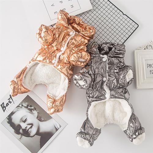 Calças grossas de inverno para cães, pijamas quentes para cães, meninos, meninas