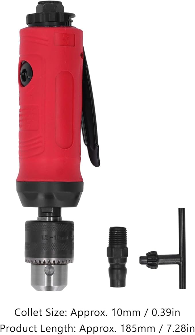 Taladro Neumático Reversible 1/4", 20000 RPM, Alta Velocidad, Zinc miniatura 4