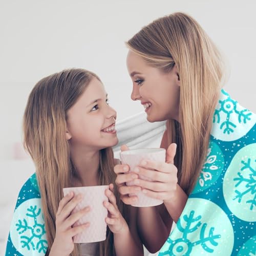 Couverture douce en microfibre bleue : confort thermique idéal pour vos moments sur le sofa - 6