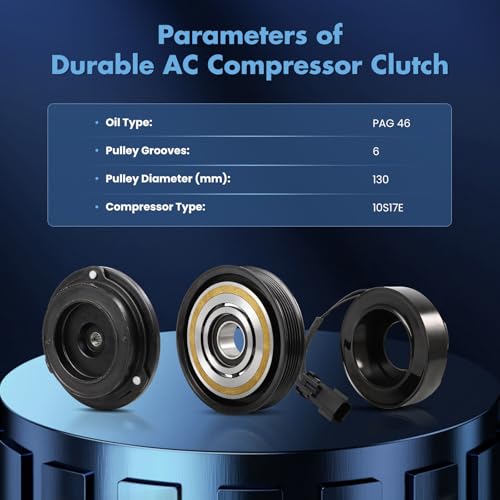 Image of ECCPP AC Compressor Clutch 2004-2007 Fit for Dodge Dakota 3.7L