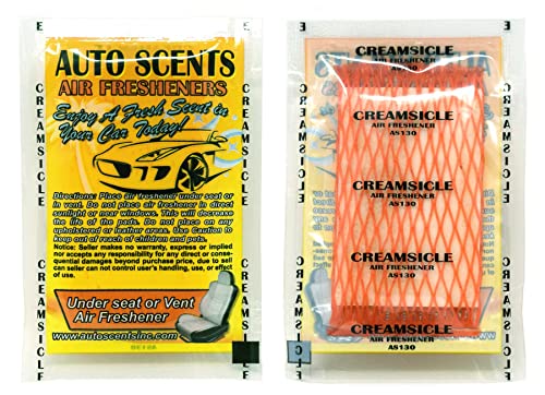 Donkey Auto Products Individually Wrapped Car Air Freshener Pads Review: Creamsicle Scent