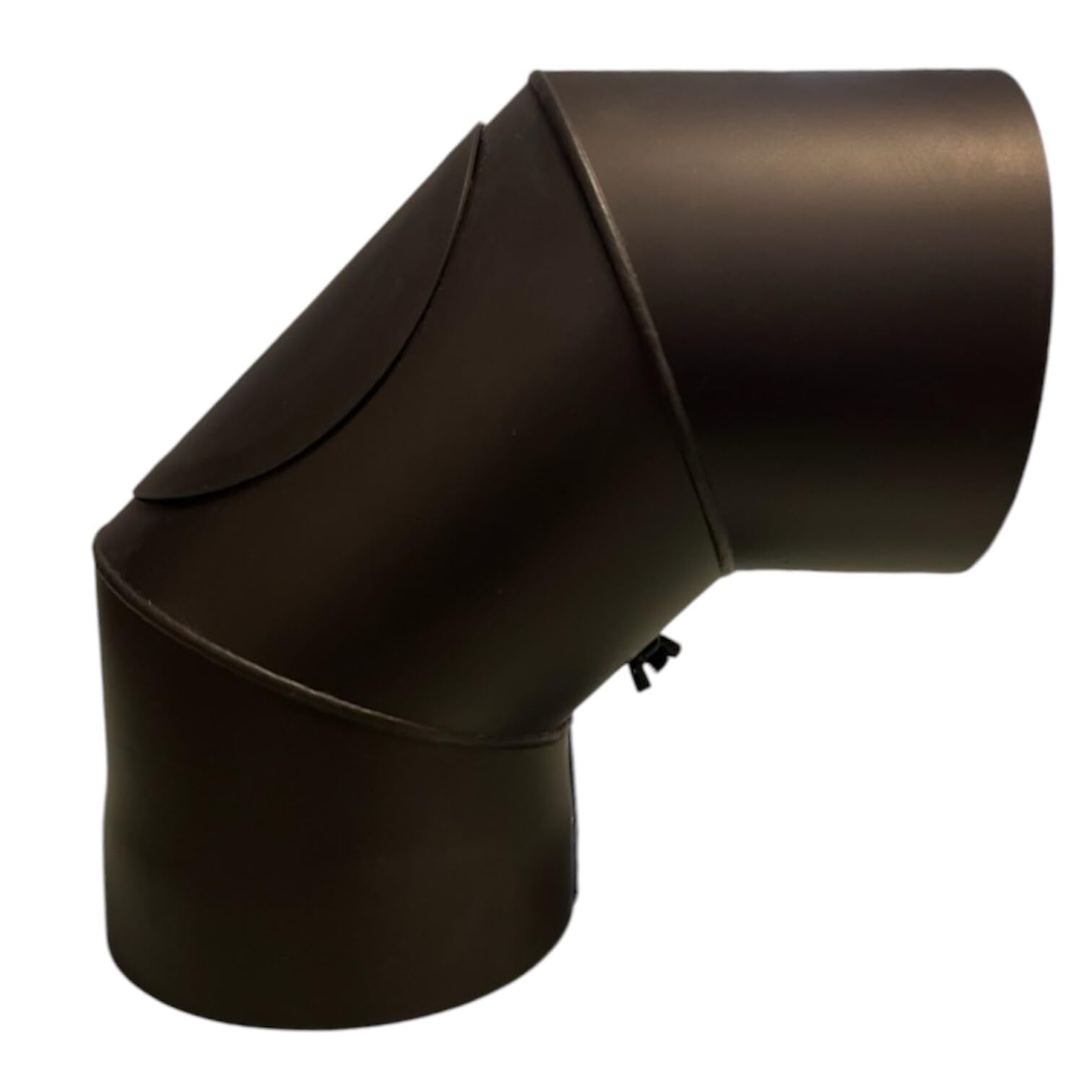 Rauchrohrbogen Ø 150 mm 90° - graphit