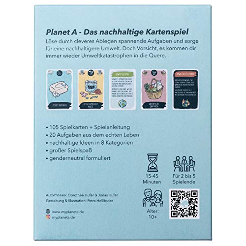 DENKRIESEN - Planet A | Das nachhaltige Kartenspiel für Jung und Alt | Gemeinsam die Welt retten | Umweltfreundlich & lehrreich | Perfekte Geschenkidee für Familien und Freunde | Ab 8 Jahren – Bild 6