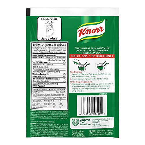 Knorr Professional Au Jus Gravy Mix No Added Msg, 0G Trans Fat, 3.7 Oz, Pack Of 12 #TOP2