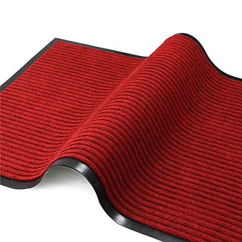 Fani DM012S 2 Pcs Heavy Duty Large Outdoor Indoor Entrance Doormat Waterproof Low Profile Entrance Rug Front Door Mat thumb #1