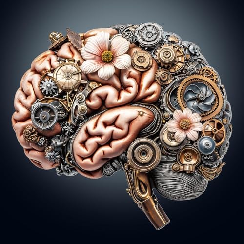 Wooden Puzzles for Adults, Mechanical Brainstem Wooden Jigsaw Puzzles, Flat Puzzle with 3D Visual Effect, Brain Wood Puzzles Adult, Unique Shape Wall Art Canvas Puzzle Gift (L-13.4 * 12.6in-250Pcs)