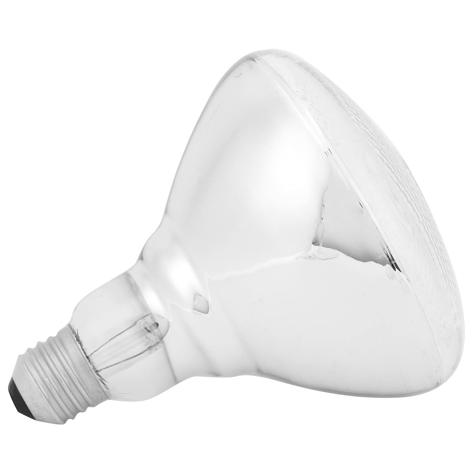Akozon Lampada riscaldante per allevamento, lampada riscaldante per allevamento da 250 W Lampadina per isolamento a infrarossi a temperatura regolabile 220 V‑240 V (vaiolatura in vetro bianco AR38) An