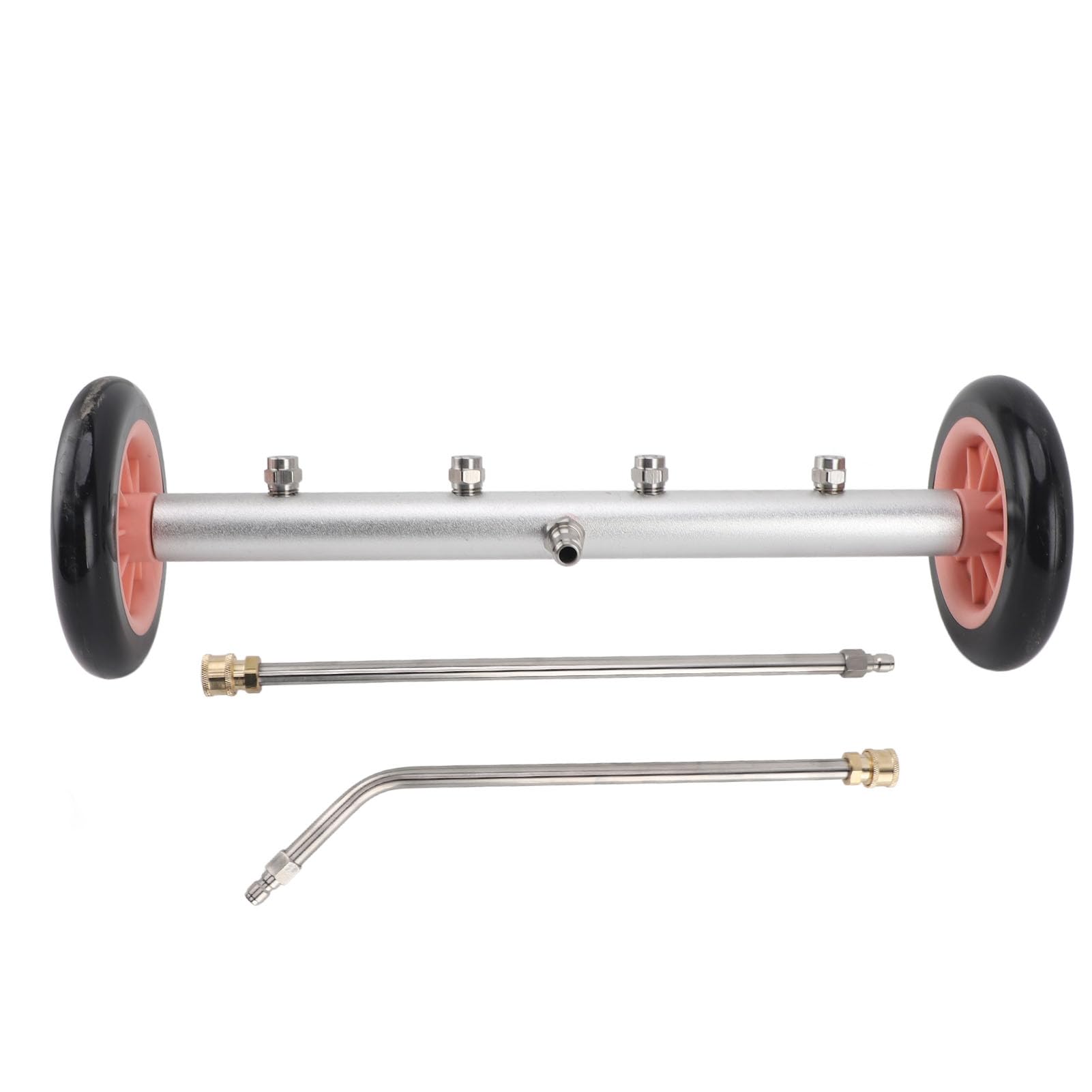 Generic Limpiador de Chasis Escoba de Agua Duradera de Alta Presión 4000PSI para Camiones y SUV de 16 Pulgadas (Rosa Negro)