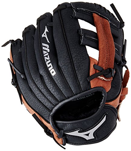 Mizuno Prospect Baseball Glove, Black, Youth/Kids, 9