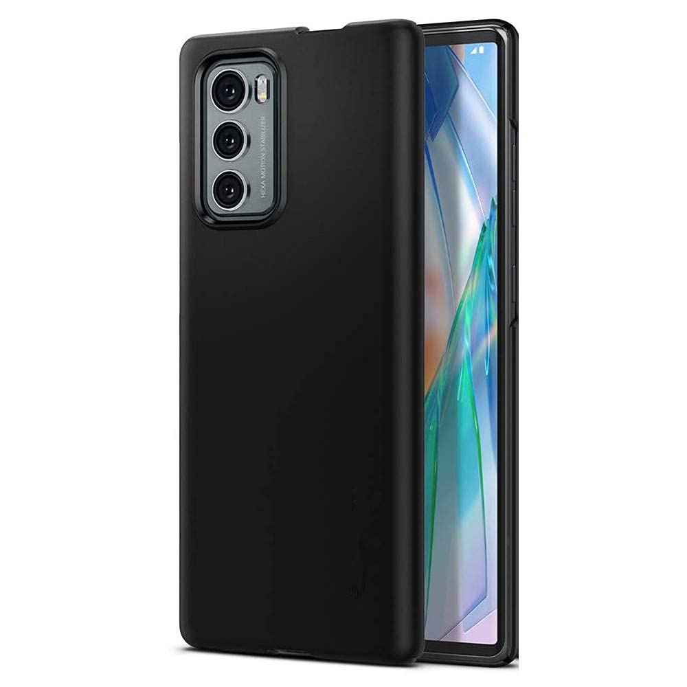 Newlike Hard PC, Brushed Texture Back Case Cover for LG Wing 5G - Black