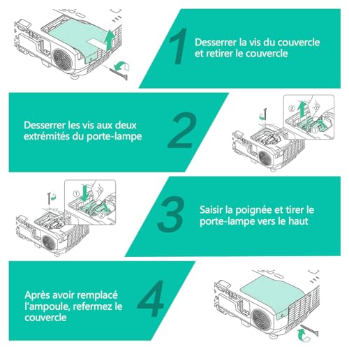 Poxtedsr P-VIP 210/0.8 E20.9N Ersatz Projektor Birne Lampe Kompatibel mit ACER BENQ OPTOMA VIEWSONIC 210W
