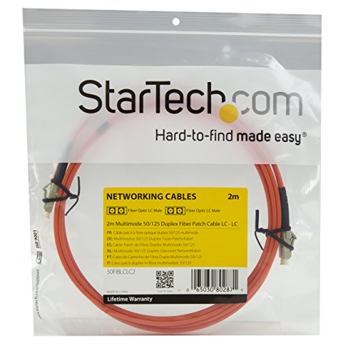 StarTech.com Cavo in fibra ottica da 2 m, Duplex
