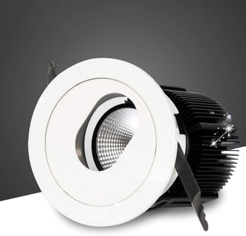 Oświetlenie sufitowe LED do zabudowy 7 W do łazienek, korytarzy, biur, garaży, sufitowe oświetlenie sufitowe LED nieściemnialne (kolor: ciepłe światło [3000k]) (neutralne światło [4000k])
