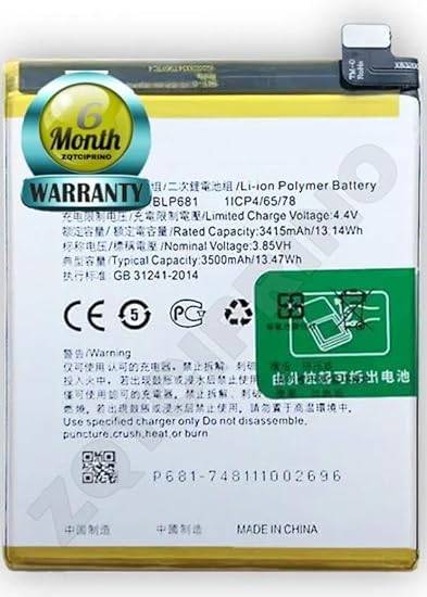 Image of Original BLP681 Battery for Oppo F9, F9 Pro / R17,F9 4+ 64 Vision CPH1879, PBEM00 Battery with 6 Month Warranty****(N92)