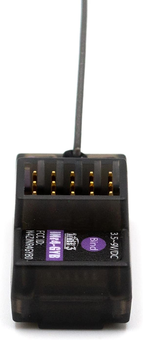 Flysky Remote Control Noble NB4 Gyro Receiver 4 Channels INr4 GYB, for Flysky NB4, Noble Lite, Noble Pro Radio Transmitter AFHDS 3