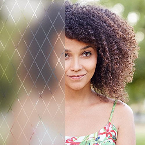 Gila 50188238 Frosted Lattice Decorative Privacy Control Static Cling 36 X 78-Inch (3 6.5 Ft.) Window Film, 36" X , White #TOP2