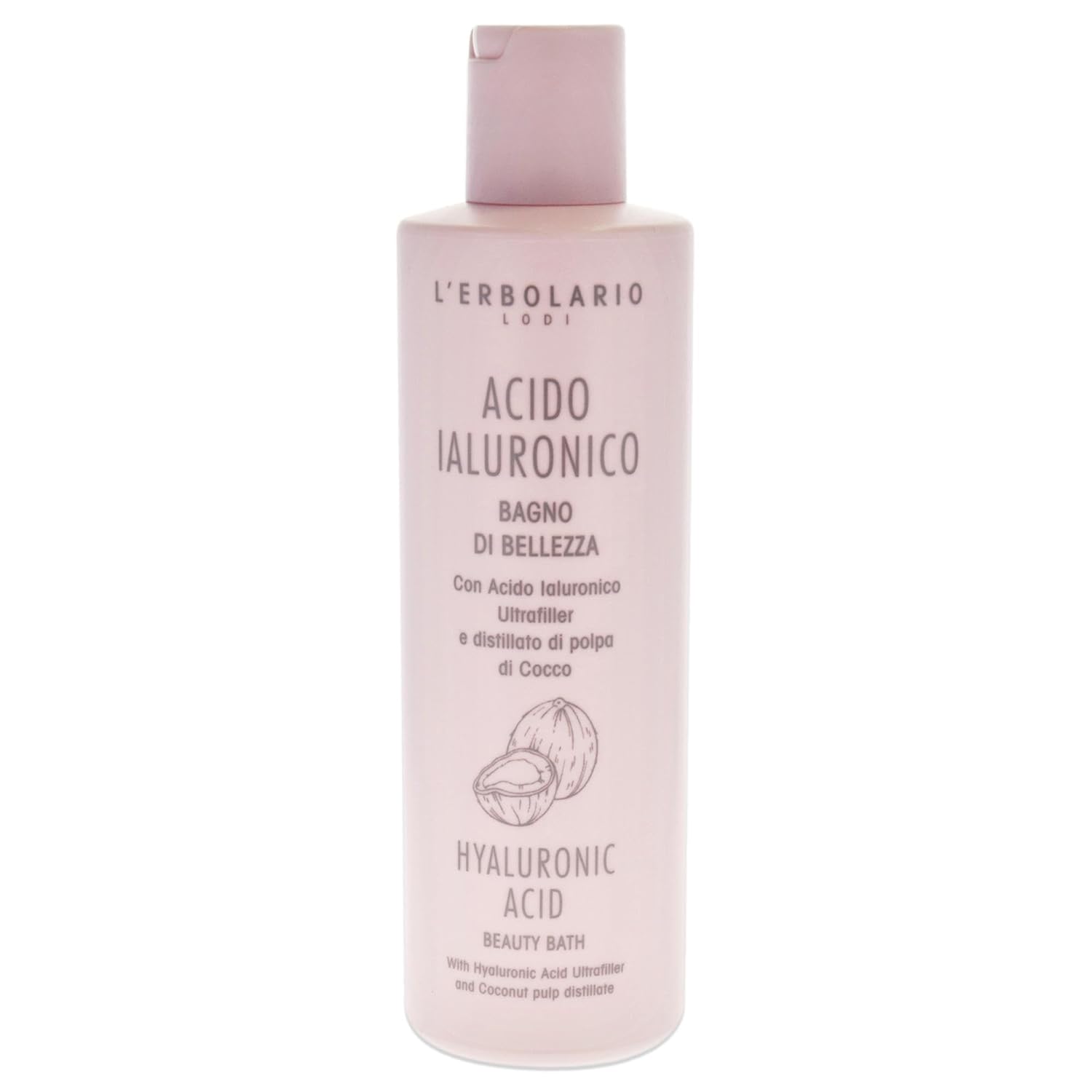 L'Erbolario Hyaluronic Acid Beauty Bath Gel - Prevents Dryness - Leaves Body Feeling Toned And Soft - Helps Maintain And Enhance Skin's Moisture Levels - Paraben Free - Long Lasting - 8.5 Oz