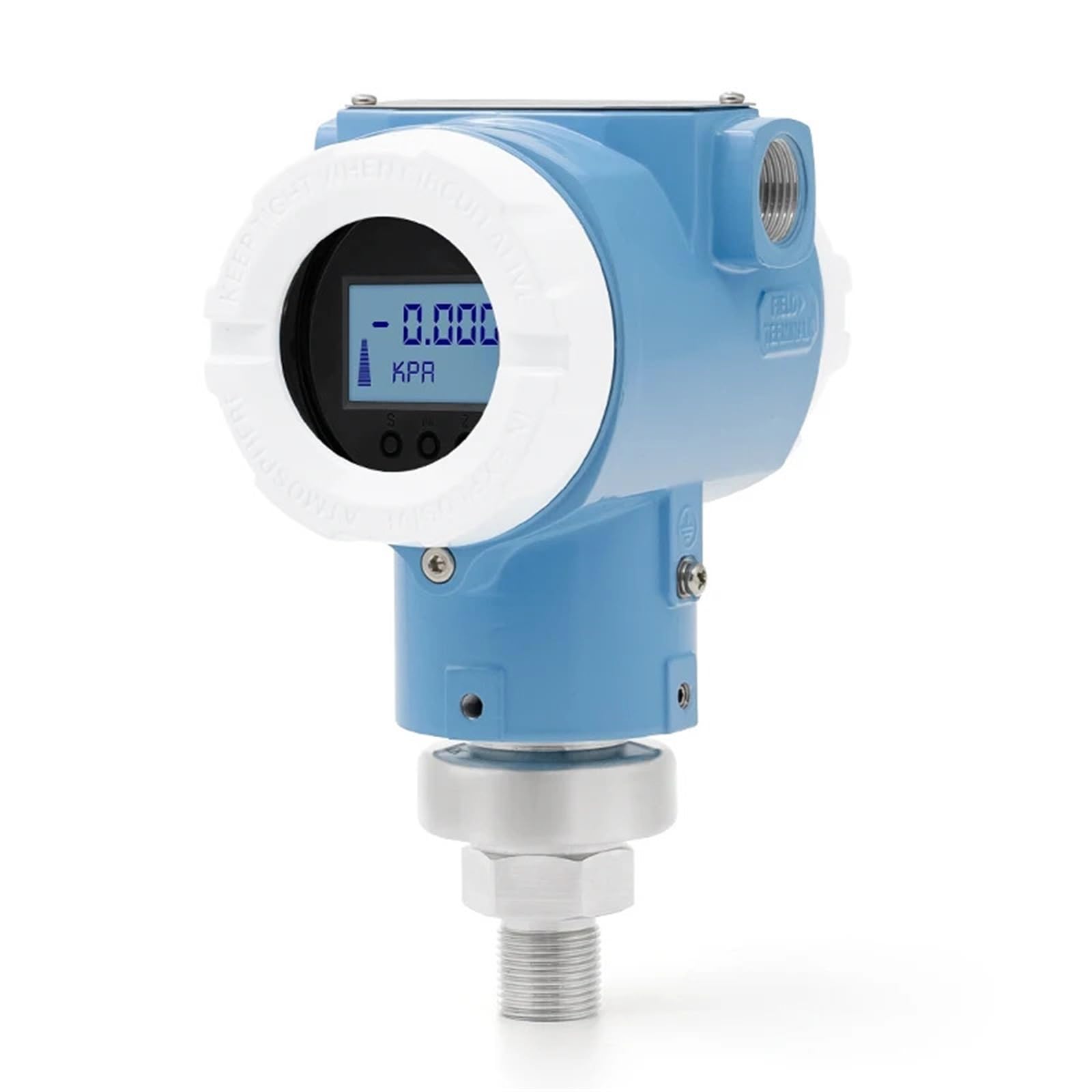 Transmisor de presión de silicio monocristalino, Gas líquido, Vapor, Sensor de presión Absoluta, IP67, 4-20 mA