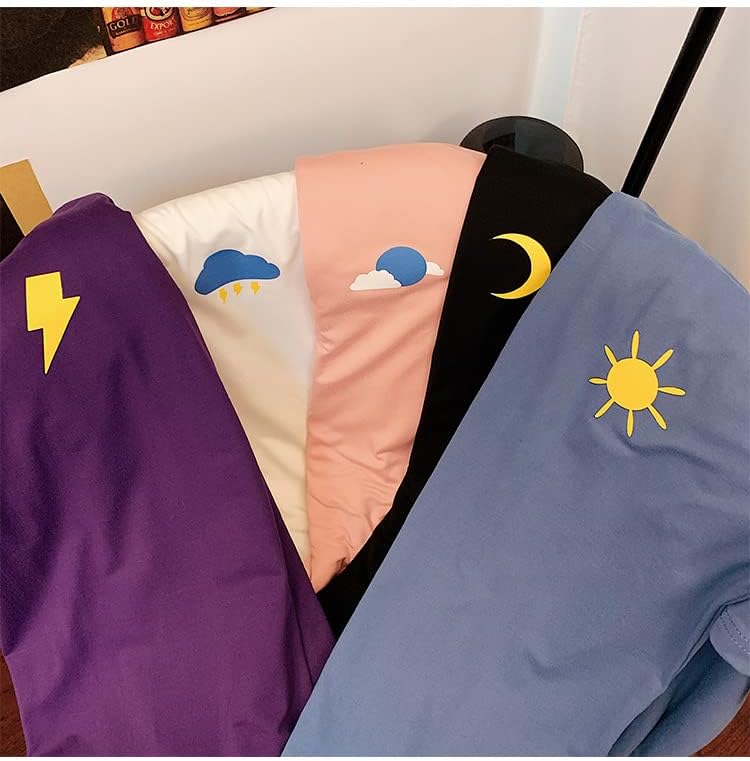 Miniatura 6 de CYee Sudadera punk de manga corta de gran tamaño para hombre, estilo grunge Harajuku, estilo indie, ropa urbana japonesa