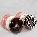 New! Real Looking Faux Set of 6 Assorted Flavors Donuts