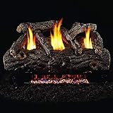 Peterson Real Fyre 24-inch Golden Oak Designer Log Set With Vent-free Natural Gas Ansi Certified G9...