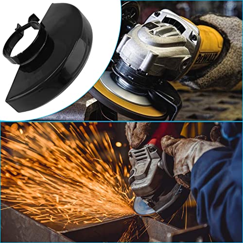 Jiozermi 2Pcs Metal Angle Grinder Guard, Black Adjustable Angle Grinder Shield Protective Cover Wheel Safety Guard #TOP6
