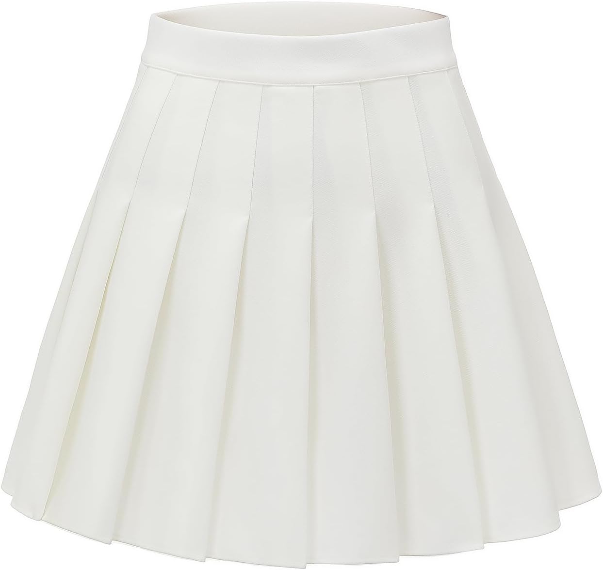 Womens Stretchy Pleated Skirts
