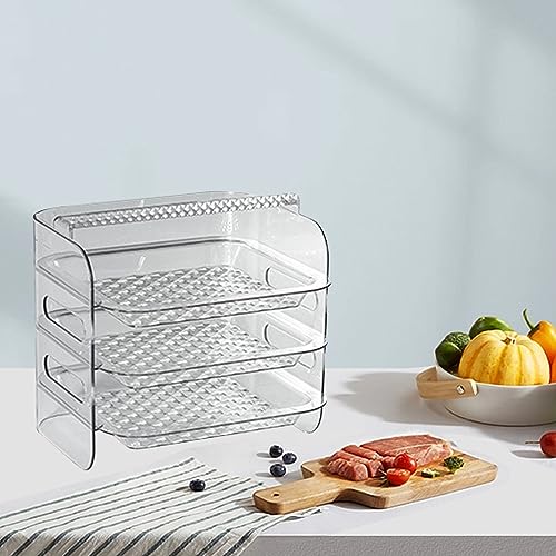 Plateau alimentaire multicouche grand format et étagère de cuisine blanche