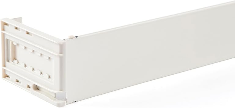 Kenney 506AP Classic 2.5 Adjustable Projection, 28 to 48-Inch Wide Pocket Curtain Rod, White
