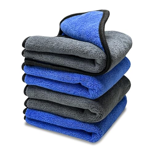 YTFRL 4PCS Microfiber Towels for Car, 12