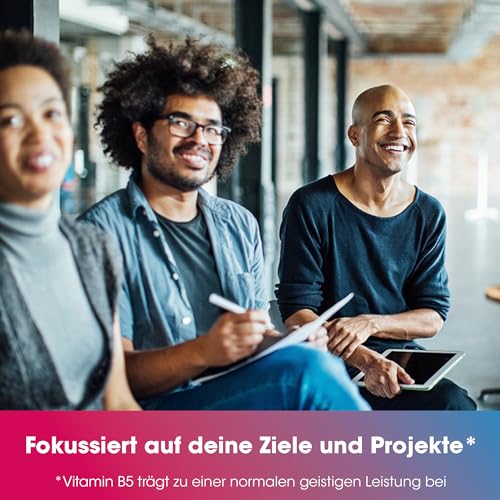 Vitasprint Fokus Direktsticks, 20 Stück – Vitamin B-Komplex -Kombination aus Vitamin B2, B3, B6, B12 und Aminosäuren für Konzentration, Energie und geistige Leistungsfähigkeit*.