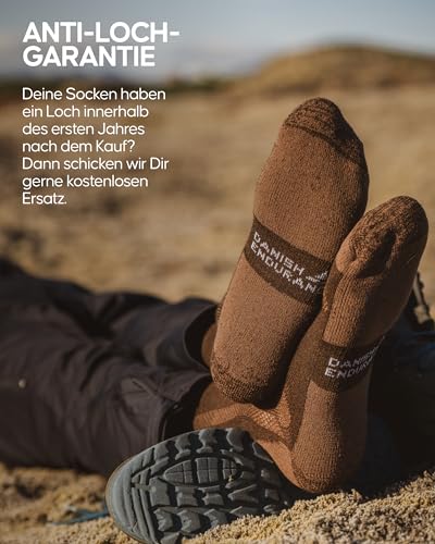 Wandersocken Danish Endurance aus Merinowolle für Trekking und Outdoor