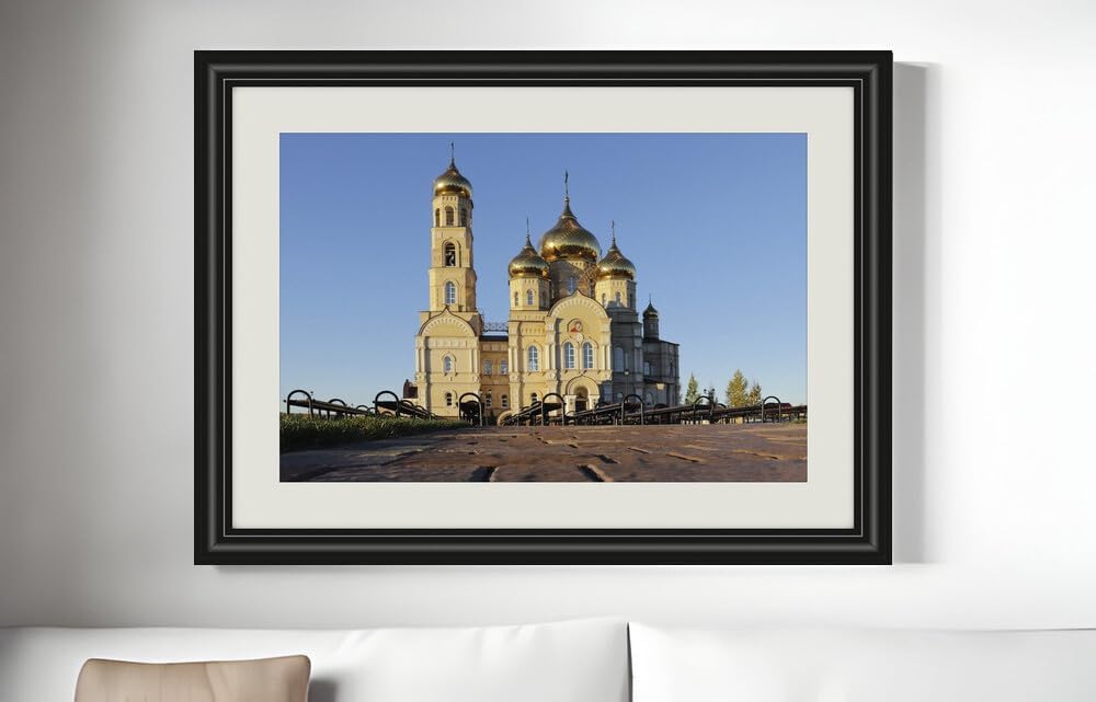 JVERF - JZZF09271 Russia Cathedral Orel Region Vyatskiy Posad Church| Self-Adhesive Painting | Frameless