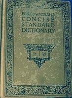 The Concise Standard Dictionary of The English Language B001D78Y5W Book Cover