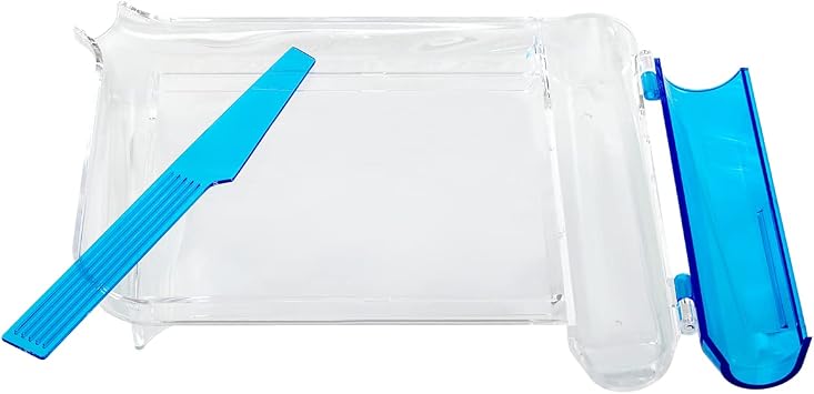 Apothecary Products Pill Tray & Spatula Designed for Left Handed User | Aids Tablet Handling & Sorting, Smooth Surface Supports Precision Use, Durable Construction, Easy To Clean, BPA-Free