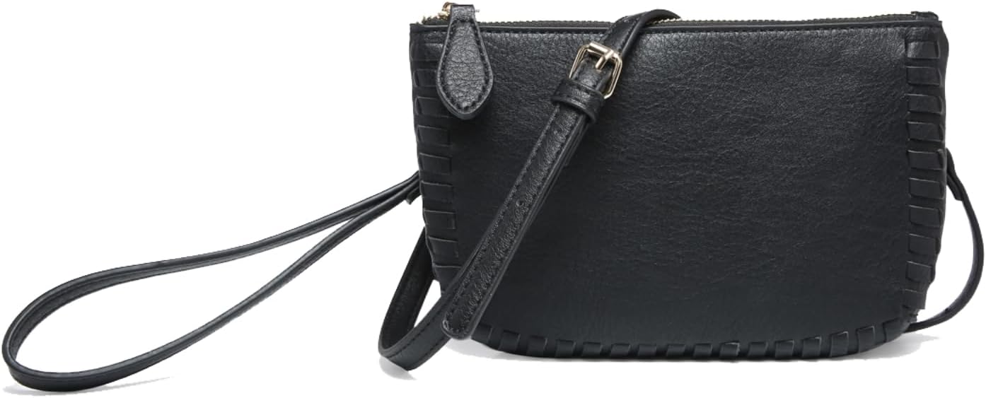 Vegan Whipstitch Crossbody/Clutch by Jen & Co.