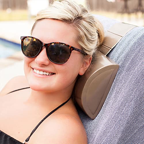 Trc Recreation Super Soft Closed Cell Foam Weighted Spa And Bath Pillow, White #TOP4