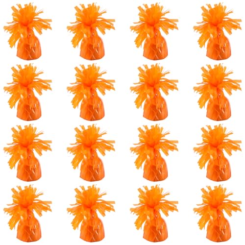 Poids de ballons orange haut de gamme, accessoires de décoration de mariage raffinés