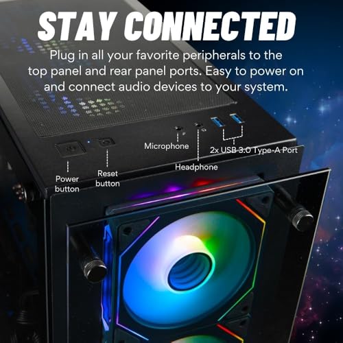 Image of Stratos Micro Desktop PC - AMD Ryzen 7 7800X3D, 32GB RAM, 2TB NVME SSD, RTX 5090 32GB, WiFi, Windows 11 Pro - Home, Office, Student and Business Workstation - Assembled in the USA - 3yr Warranty