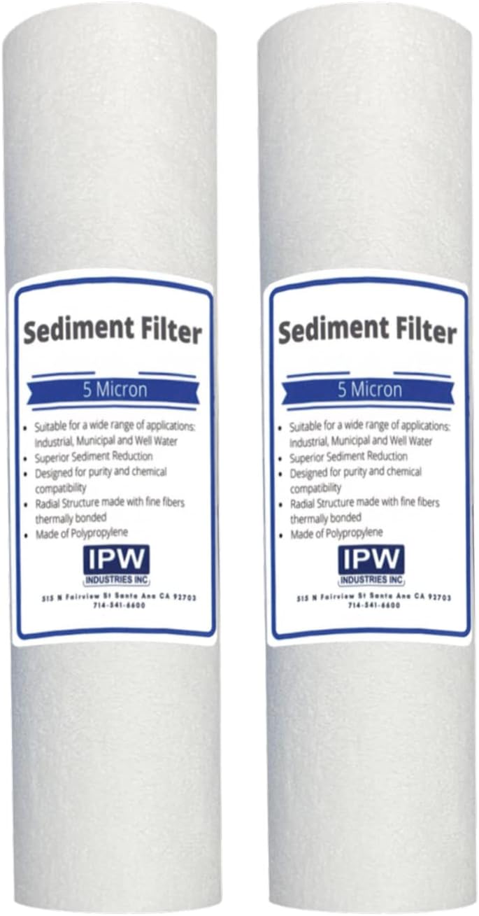 IPW Industries Inc Universal 5-Stage Under Sink Reverse Osmosis Annual Replacement Filter Kit