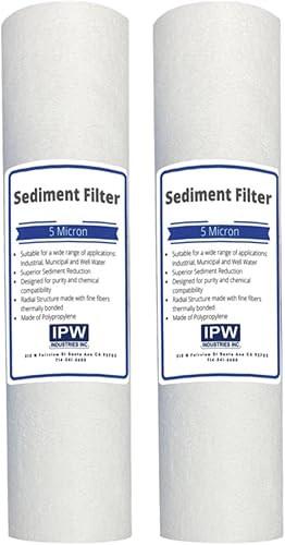 Compatible con HDX HDX2BF4 Filtro doméstico fundido (paquete de 2) por IPW Industries Inc.