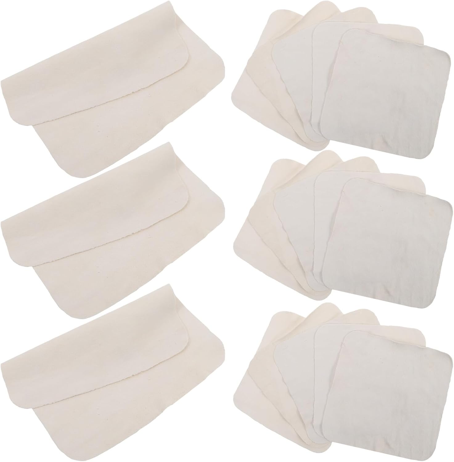 Car Cleaning Cloths for Drying and Detailing Sheepskin Chamois 20pcs
