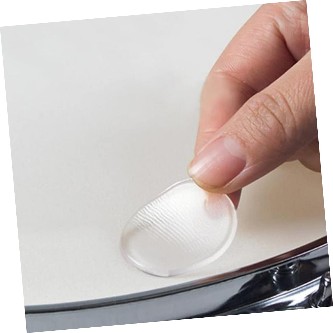 HEMOTON 5 Set Di Smorzatori Per Batteria in Silicone Autoadesivi Cuscinetti Per Rullante Adesivi Per Sordina Controllo Del Volume Per Esercitarsi 4 Fogli * 5