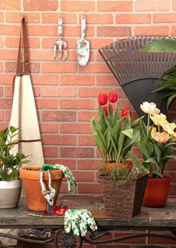 Garden Tools Set (4 pcs) - Garden Shears, Trowel, Hand Cultivator - Floral Gardening Tools for Women - Gardening Supplies Gardening Kit - Great Gardening Set for Outdoor and Indoor Gardening