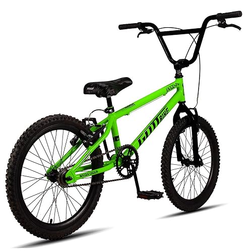 Bicicleta Infantil Aro 20 Bmx Freio V-Brake Verde e Preto Gottbike