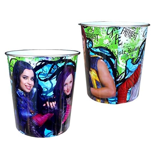 Papelera de plastico de Descendants